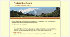 Desktop Screenshot of procode.co.nz